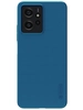 Пластиковый чехол Nillkin Super frosted для Xiaomi Redmi Note 12 4G синий
