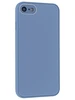 Силиконовый чехол Glass для iPhone 7, 8, SE 2020, SE 2022 серо-голубой