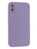 Силиконовый чехол Glass для iPhone X, XS, 10 светло-лиловый