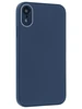 Силиконовый чехол Glass для iPhone XR синий