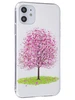 Силиконовый чехол Phosphorus для iPhone 11 Розовое дерево (светится в темноте)