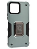 Пластиковый чехол Full protection для Huawei Honor X8 4G оливковый с подставкой и магнитным держателем