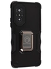 Пластиковый чехол Full protection для Huawei Nova 9 SE черный с подставкой и магнитным держателем