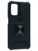 Силиконовый чехол Plastic slot для Samsung Galaxy A13 4G черный с карманом под карту