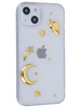 Силиконовый чехол Cosmos для iPhone 13 Луна
