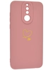Силиконовый чехол Picture для Huawei Nova 2i / Mate 10 Lite Сердце розовый