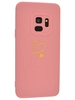 Силиконовый чехол Picture для Samsung Galaxy S9 G960 Сердце розовый