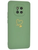 Силиконовый чехол Picture для Huawei Mate 20 Pro Сердце зеленый