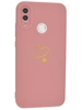 Силиконовый чехол Picture для Huawei Honor 10 Lite Сердце розовый