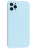 Силиконовый чехол Silicone Case для iPhone 11 Pro Max голубой