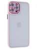 Пластиковый чехол Edging для iPhone 12 Pro Max розовый