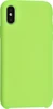 Силиконовый чехол Silicone Case для iPhone X, XS, 10 зеленый неон