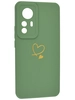 Силиконовый чехол Picture для Xiaomi 12T Сердце зеленый