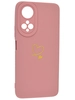 Силиконовый чехол Picture для Huawei Honor X7 Сердце розовый