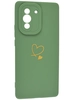 Силиконовый чехол Picture для Huawei Nova 10 Сердце зеленый
