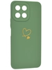 Силиконовый чехол Picture для Huawei Honor X6 Сердце зеленый