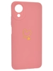 Силиконовый чехол Picture для Oppo A17K Сердце розовый