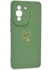 Силиконовый чехол Picture для Huawei Nova 10 Pro Сердце зеленый