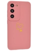 Силиконовый чехол Picture для Samsung Galaxy S23 Сердце розовый