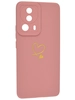 Силиконовый чехол Picture для Xiaomi 13 Lite Сердце розовый