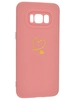 Силиконовый чехол Picture для Samsung Galaxy S8 G950 Сердце розовый