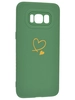 Силиконовый чехол Picture для Samsung Galaxy S8 G950 Сердце зеленый