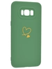 Силиконовый чехол Picture для Samsung Galaxy S8+ G955 Сердце зеленый