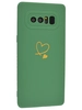 Силиконовый чехол Picture для Samsung Galaxy Note 8 N950 Сердце зеленый