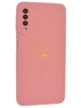 Силиконовый чехол Picture для Samsung Galaxy A7 2018 A750F Сердце розовый