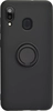 Силиконовый чехол Stocker для Samsung Galaxy A30 / A20 черный с кольцом