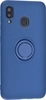 Силиконовый чехол Stocker для Samsung Galaxy A30 / A20 синий с кольцом