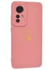 Силиконовый чехол Picture для Xiaomi 12 / 12x / 12s Сердце розовый