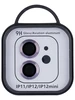 Защитное стекло КейсБерри MX для iPhone 12 на камеру фиолетовое №1