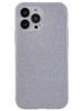 Силиконовый чехол Glitter colors для iPhone 13 Pro Max серебряный
