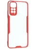 Тонкий пластиковый чехол Bubble для Xiaomi Redmi Note 11 / Redmi Note 11s красный