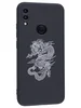 Силиконовый чехол Soft edge для Xiaomi Redmi Note 7 (Pro) китайский дракон