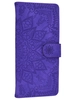 Чехол-книжка Weave Case для Xiaomi Poco X5 / Redmi Note 12 5G фиолетовая