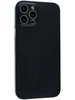 Тонкий пластиковый чехол Thin carbon для iPhone 12 Pro Max черный