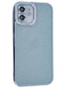 Силиконовый чехол Shine для IPhone 12 голубой