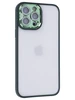 Пластиковый чехол Edging для iPhone 13 Pro Max зеленый