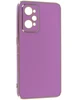 Силиконовый чехол Electroplate case для Realme GT Neo 2 розово-сиреневый