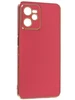Силиконовый чехол Electroplate case для Realme C35 красный