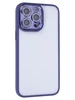 Пластиковый чехол Edging для IPhone 14 Pro Max фиолетовый