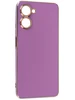 Силиконовый чехол Electroplate case для Realme 10 Pro розово-сиреневый