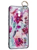 Силиконовый чехол Flower для Meizu M6 Note Акварельные цветы (с ручкой)