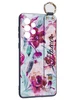 Силиконовый чехол Flower для Samsung Galaxy A33 5G Акварельные цветы (с ручкой)