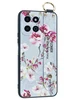 Силиконовый чехол Flower для Huawei Honor X6 Весенние цветы (с ручкой)