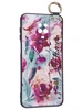Силиконовый чехол Flower для Xiaomi Redmi Note 9S / Note 9 Pro (Max) Акварельные цветы (с ручкой)