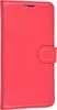 Чехол-книжка PU для Xiaomi Redmi 5 Plus красная с магнитом