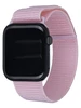 Ремешок Nylon для Apple Watch 42, 44, 45, Ultra, Ultra 2 на липучке нежно-розовый